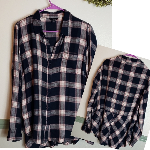 Lucky Brand Tops - Lucky Brand Super Soft Plaid Shirt Large